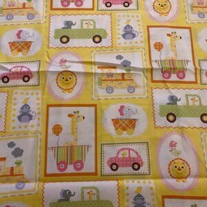 Happi by Dena Fishbein circus baby quilt apparel home decor fabric two (2) yards